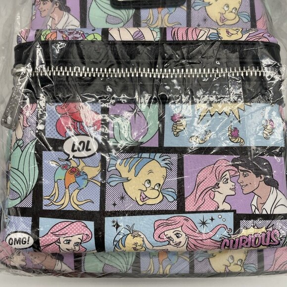 GROTTO TREASURES EXCLUSIVE - DISNEY THE LITTLE MERMAID COMIC AOP‎ MINI BACKPACK main image 6